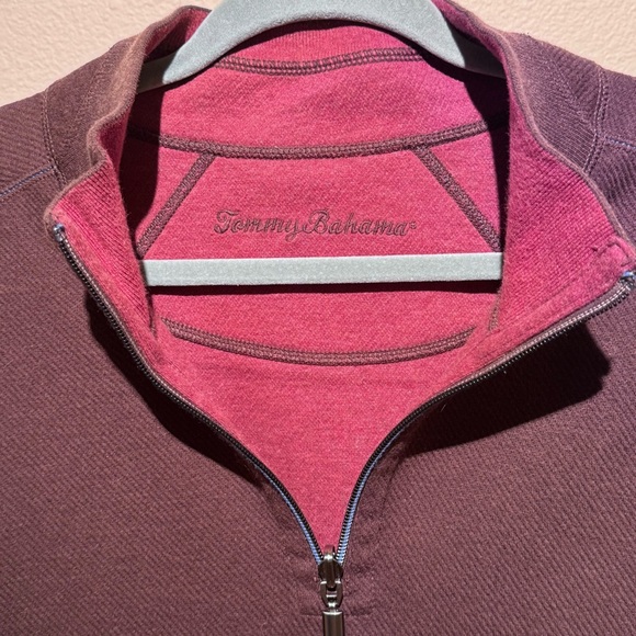 Tommy Bahama Flip-view/Reversible Men’s 1/4 Zip Jacket - Size XL - Picture 2 of 12